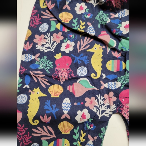 Organic Cotton Under the Sea Romper size 0-3 months - Picture 3 of 6